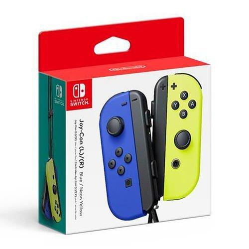 NS Joy Con 左右手控制器 藍黃色